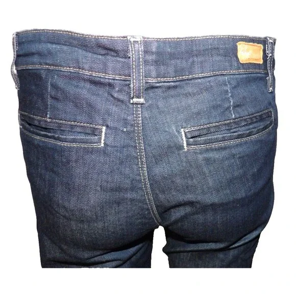 Paige Premium Denim Coldwater Canyon Bell Flare Dark Jeans Size 27 USA size 4 - Picture 3 of 16